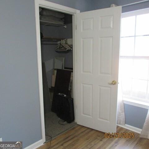 view of closet