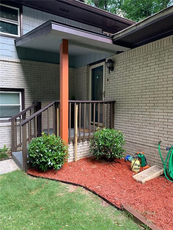 3629 Embry Cir, Atlanta, GA 30341 - view of exterior entry with brick siding