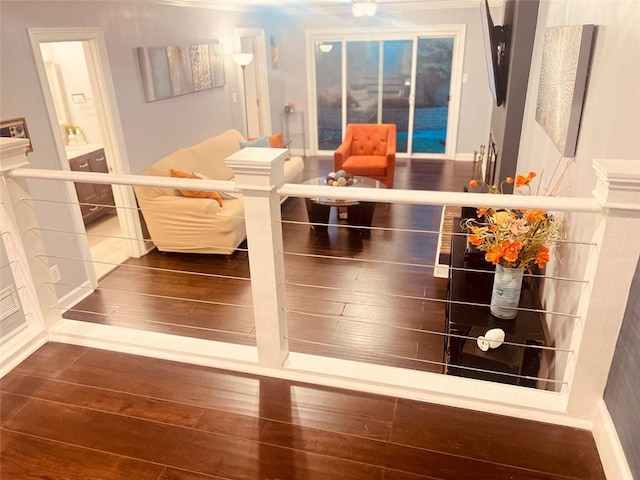 3629 Embry Cir, Atlanta, GA 30341 - sitting room featuring hardwood / wood-style floors