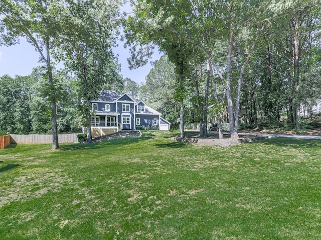 view of yard