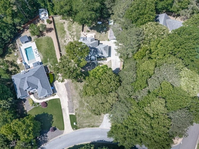 aerial view of property's location