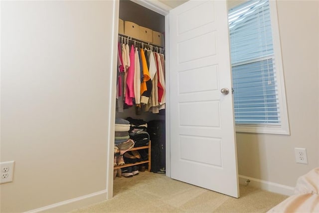 view of closet