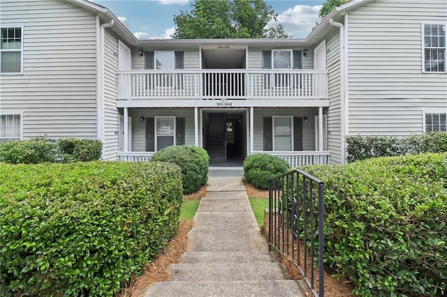 1931 Brian Way, Decatur, GA 30033 - property entrance featuring a balcony and a porch