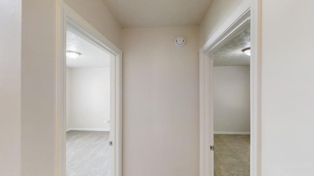 488 Barclay Ct, Stone Mountain, GA 30083 - corridor featuring carpet flooring and a textured ceiling