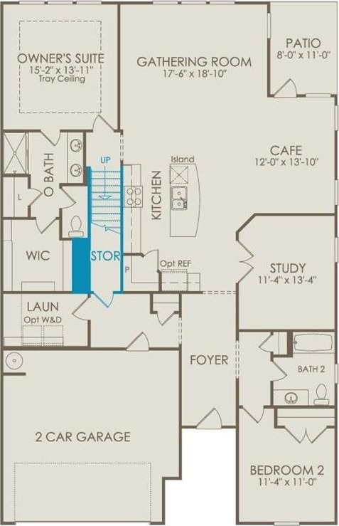 811 Pineberry Ct, Grayson, GA 30017 - home floor plan