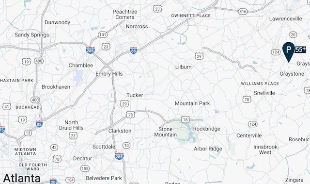 811 Pineberry Ct, Grayson, GA 30017 - map of property location