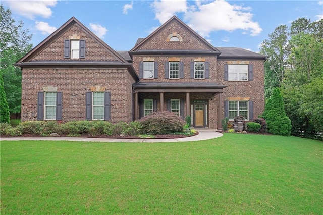 4547 Meadow Green Ln NW, Acworth, GA 30101 - view of front of property featuring a front yard and brick siding