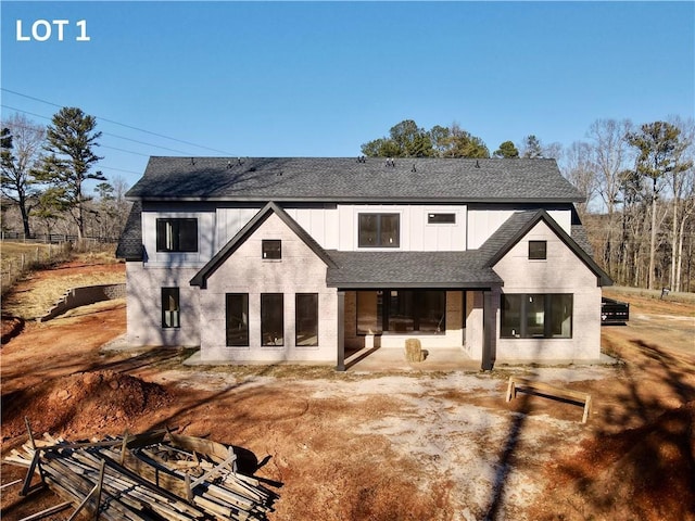 back of house featuring a patio