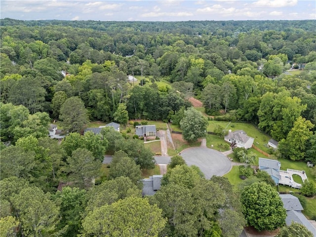 9760 Loblolly Ln, Roswell, GA 30075 - bird's eye view of a heavily wooded area