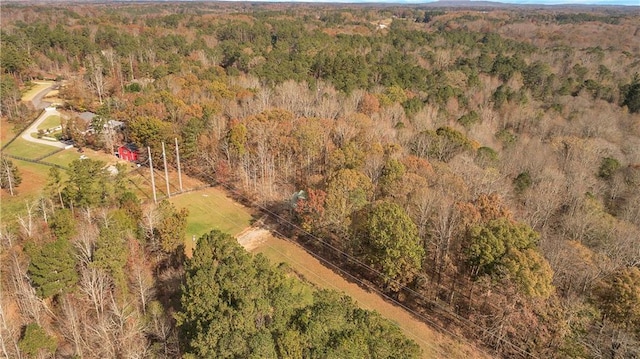 view of aerial view