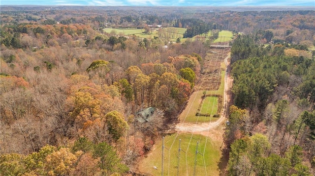 view of aerial view