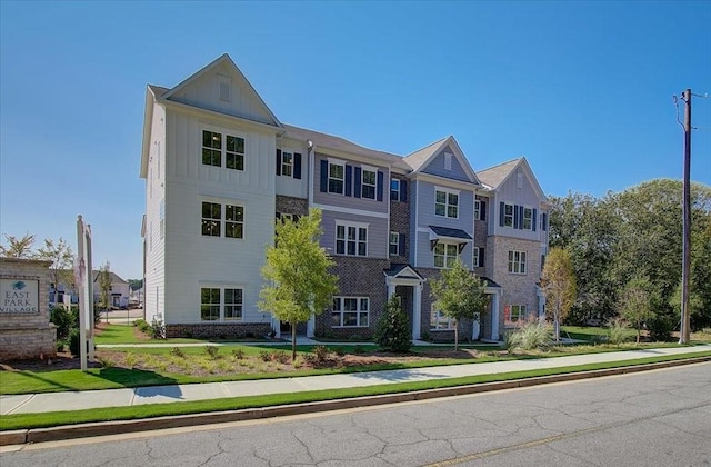 1919 Deco Dr, Kennesaw, GA 30144 - view of front of property with board and batten siding