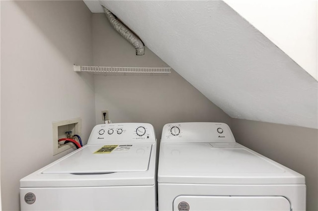 8541 Westchester Dr, Douglasville, GA 30134 - clothes washing area with separate washer and dryer