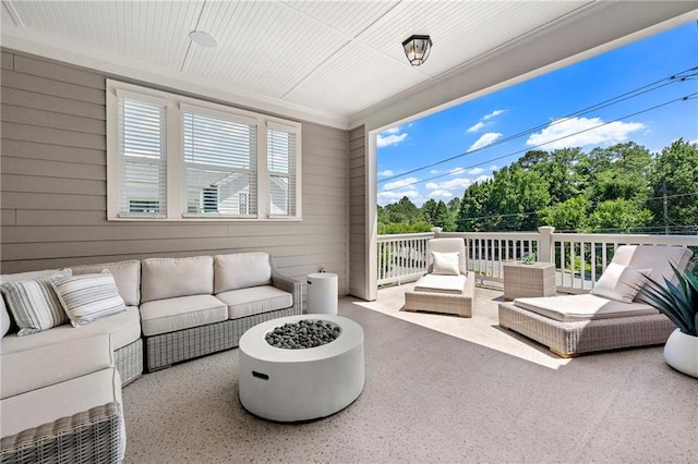 343 Concord St, Alpharetta, GA 30009 - living room featuring ornamental molding and wood walls