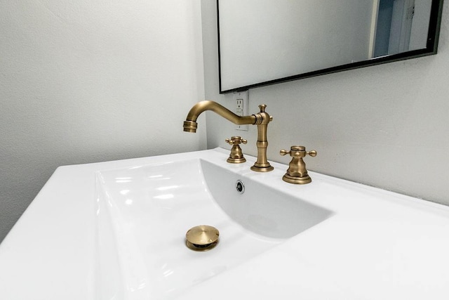 interior details featuring a sink