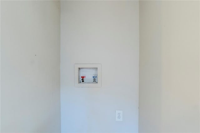 washroom with laundry area and hookup for a washing machine
