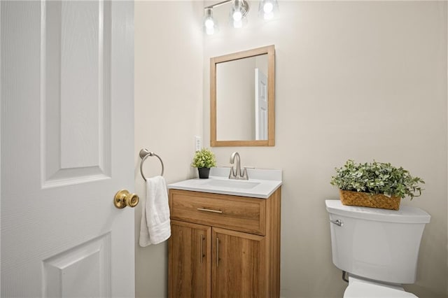 405 Sable Ct, Milton, GA 30004 - half bathroom featuring toilet and vanity