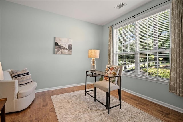 405 Sable Ct, Milton, GA 30004 - office area with wood finished floors