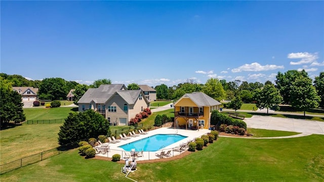 238 Lighthouse Cv SW, Adairsville, GA 30103 - view of pool featuring a patio area