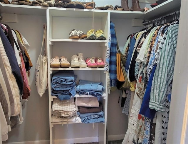 view of spacious closet