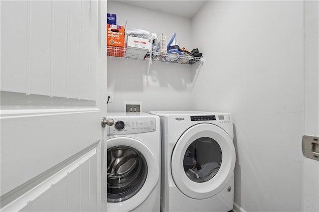 4989 Fawnwood Dr, Gainesville, GA 30504 - laundry room with separate washer and dryer