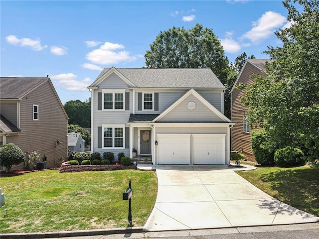 205 Lembeth Ct, Alpharetta, GA 30004 - traditional home featuring driveway, a garage, and a front yard