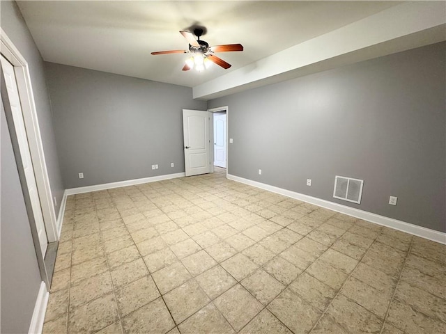 8967 Midlothian Ct, Winston, GA 30187 - unfurnished bedroom with baseboards and a ceiling fan