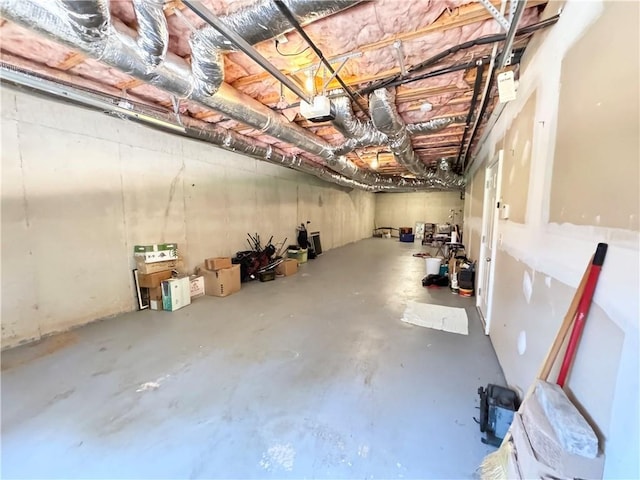 8967 Midlothian Ct, Winston, GA 30187 - view of unfinished basement