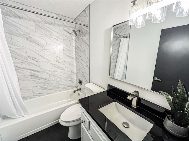 3150 Stratford Green Pl, Avondale Estates, GA 30002 - bathroom with shower / bath combo with shower curtain and vanity