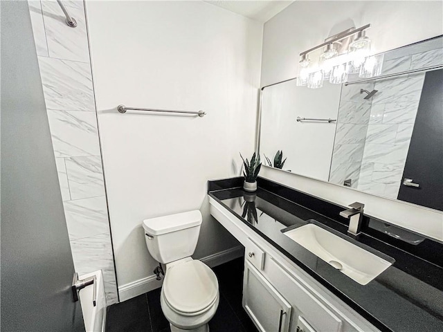 3150 Stratford Green Pl, Avondale Estates, GA 30002 - bathroom featuring a tile shower and vanity