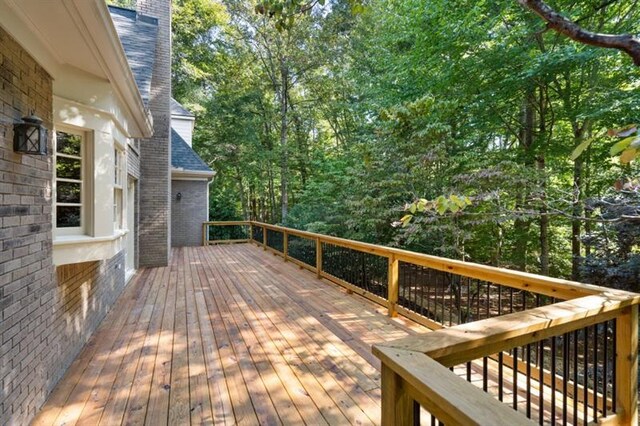 1585 Lazy River Ln, Sandy Springs, GA 30350 - view of wooden terrace