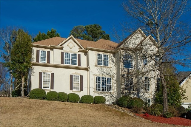 600 Oakmont Hl, Duluth, GA 30097 - colonial-style house featuring stucco siding
