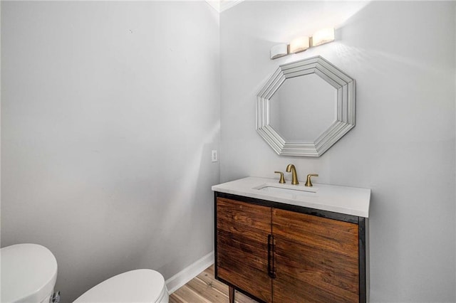 600 Oakmont Hl, Duluth, GA 30097 - bathroom with vanity and wood finished floors