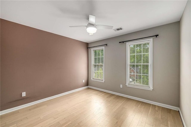 600 Oakmont Hl, Duluth, GA 30097 - empty room featuring light wood-type flooring and ceiling fan