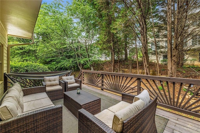 600 Oakmont Hl, Duluth, GA 30097 - wooden deck featuring an outdoor living space