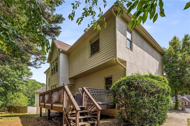 600 Oakmont Hl, Duluth, GA 30097 - back of property featuring a deck