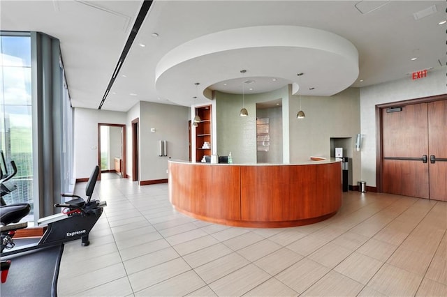 view of reception area