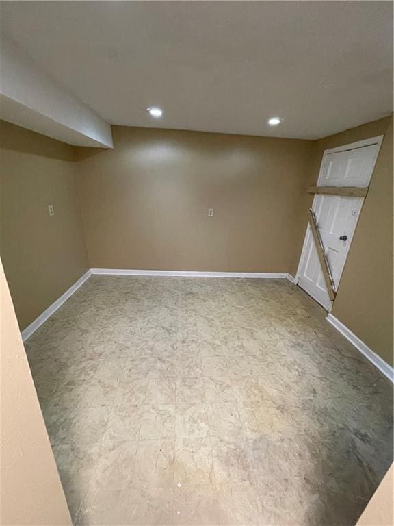 6399 Boca Grande Blvd, Forest Park, GA 30297 - finished below grade area featuring baseboards and recessed lighting