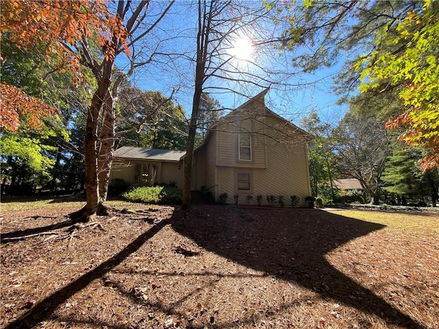 view of side of property