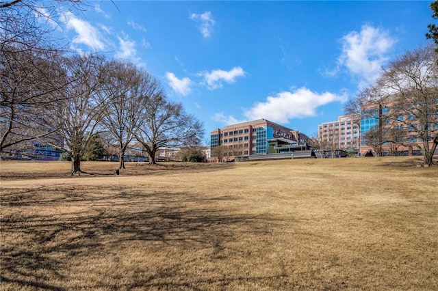 surrounding community featuring a yard