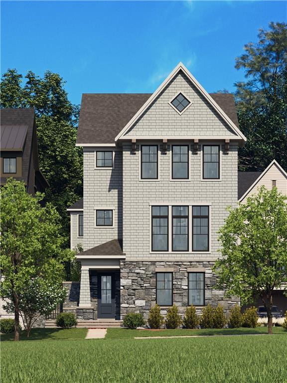 2210 Park Walke Dr, Alpharetta, GA 30009 - view of front of home featuring a front yard and stone siding