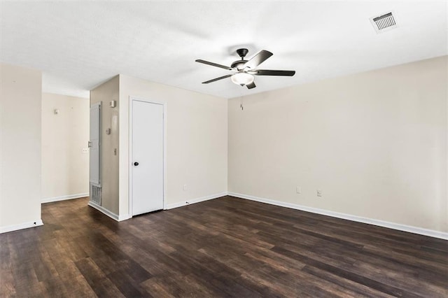 4146 Monclair Dr, Columbus, GA 31907 - unfurnished room featuring dark wood-type flooring and a ceiling fan