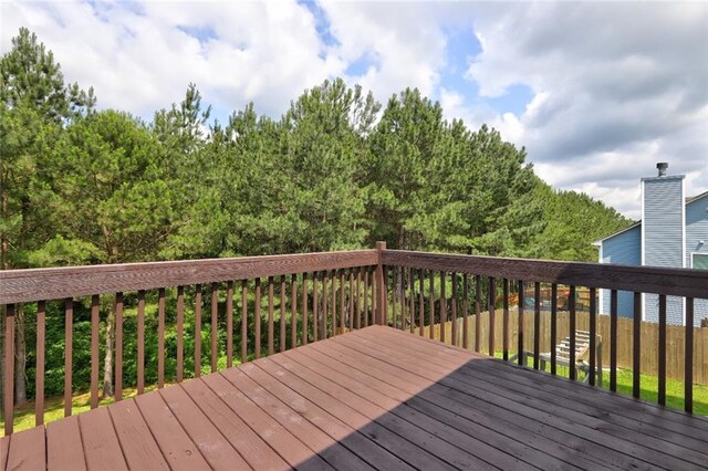 154 Jerry Allen Rdg, Dallas, GA 30132 - view of wooden terrace
