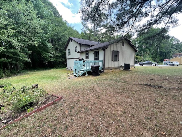 exterior space with central AC unit