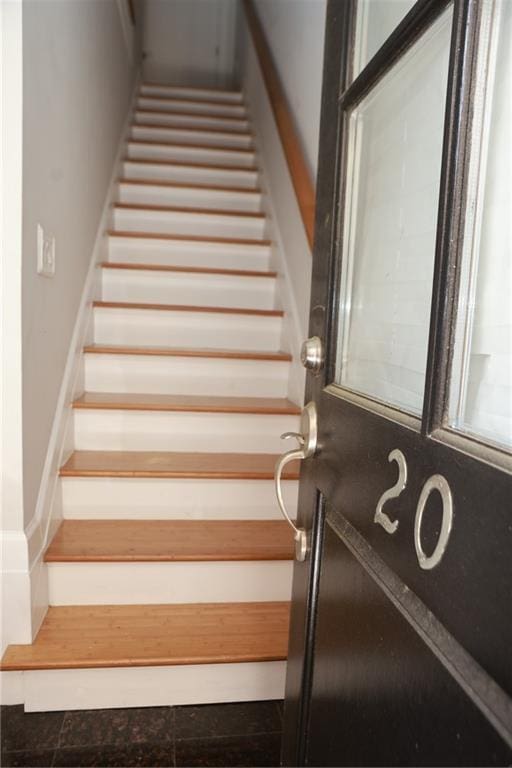 3541 Roswell Rd NE Unit 20, Atlanta, GA 30305 - stairs featuring tile patterned flooring