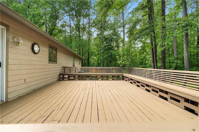 1920 Jett Ridge Rd, Cumming, GA 30041 - wooden deck with view of scattered trees