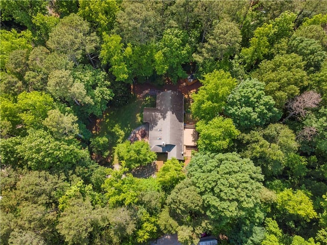 1920 Jett Ridge Rd, Cumming, GA 30041 - view of subject property with a heavily wooded area