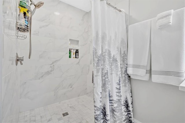 40 Picketts Forge Dr W, Acworth, GA 30101 - full bathroom with a tile shower