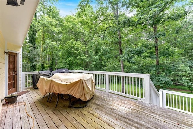 40 Picketts Forge Dr W, Acworth, GA 30101 - wooden terrace featuring outdoor dining area