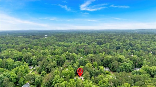 40 Picketts Forge Dr W, Acworth, GA 30101 - bird's eye view of a forest
